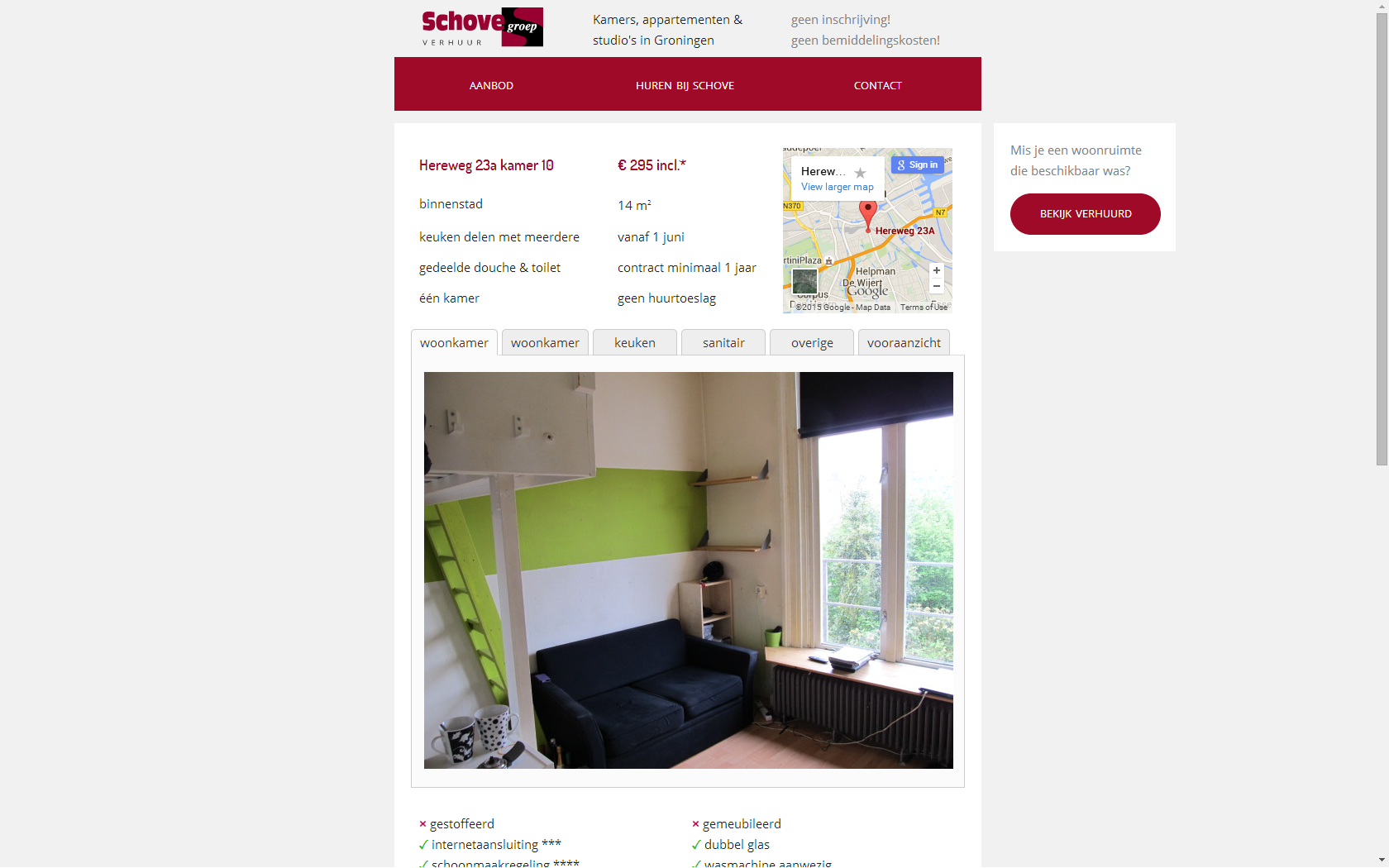 Cover of Student Housing homepage